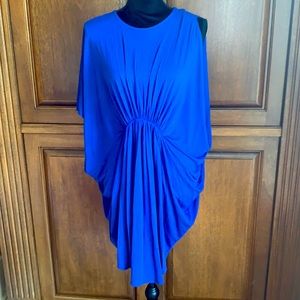 Rich royal blue beach cover-up
